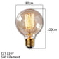 Dimmbar Edison Glühbirne (40W, E27 Sockel) - Vintage Stil Fadenlampe für Retro-Beleuchtung Vintage Edison Lampe Retro Licht
