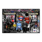 Modern Pop Wall Art Street Graffiti Bus Car Charles Chaplin HD Canvas Nordic Poster Print Home Bedroom Living Room Decoration