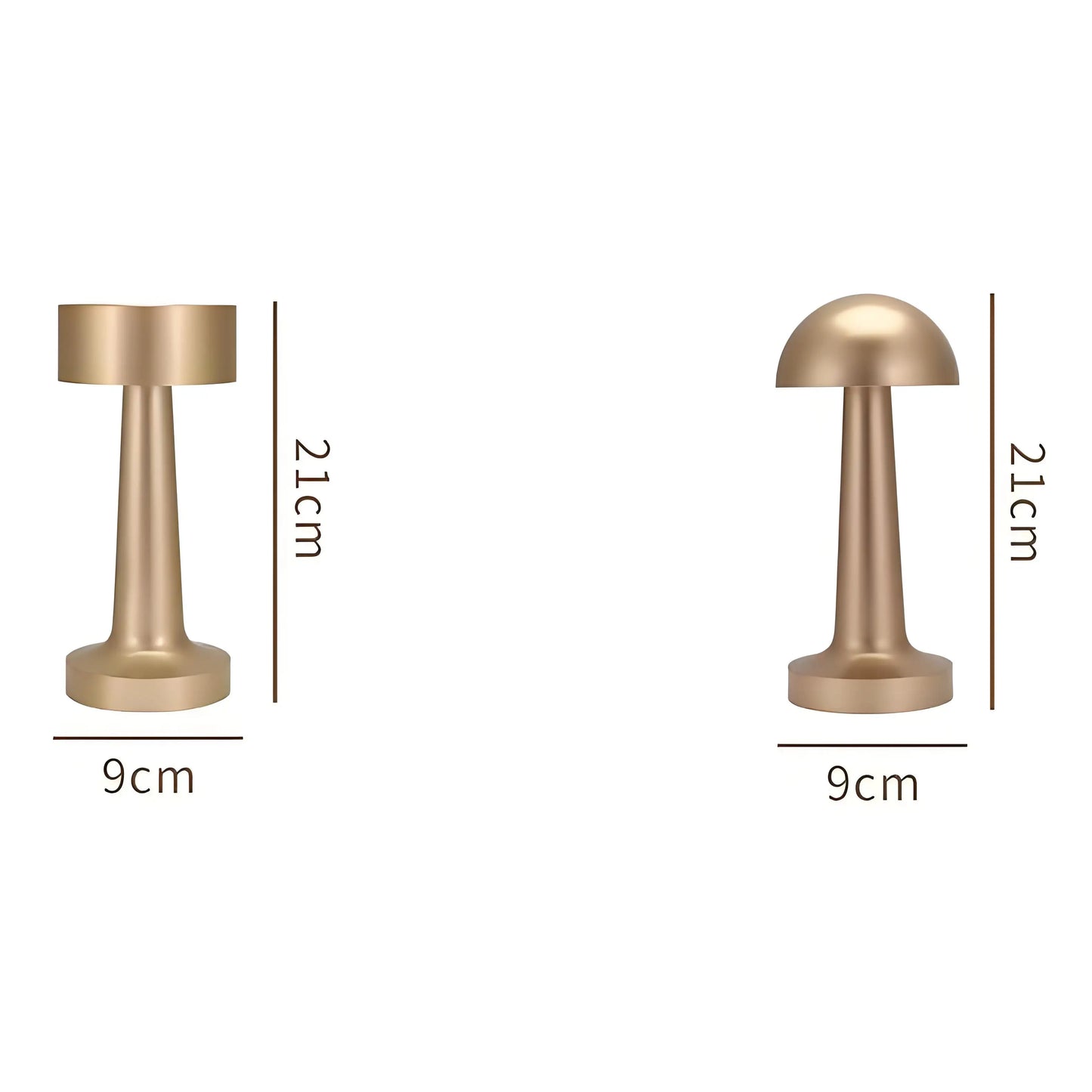 Frendorf | Retro LED wiederaufladbare Stehlampe – Touch-Steuerung, 3-stufige Dimmung, tragbare Tischleuchte für Schlafzimmer, Couchtisch und Camping