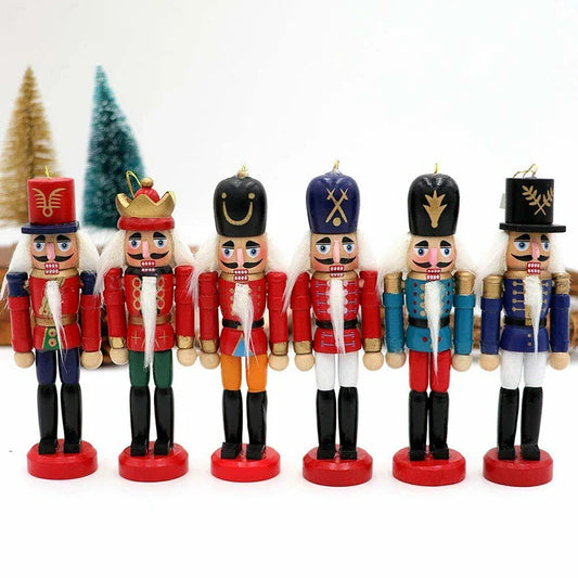 Mini-Nussknacker Holzfiguren