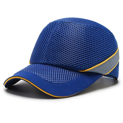 Rote Arbeitssicherheits-Bump Cap - Schutzhelm mit hartem ABS-Innenkern zum Kopfschutz in Zuhause, Arbeit und Fabrik
