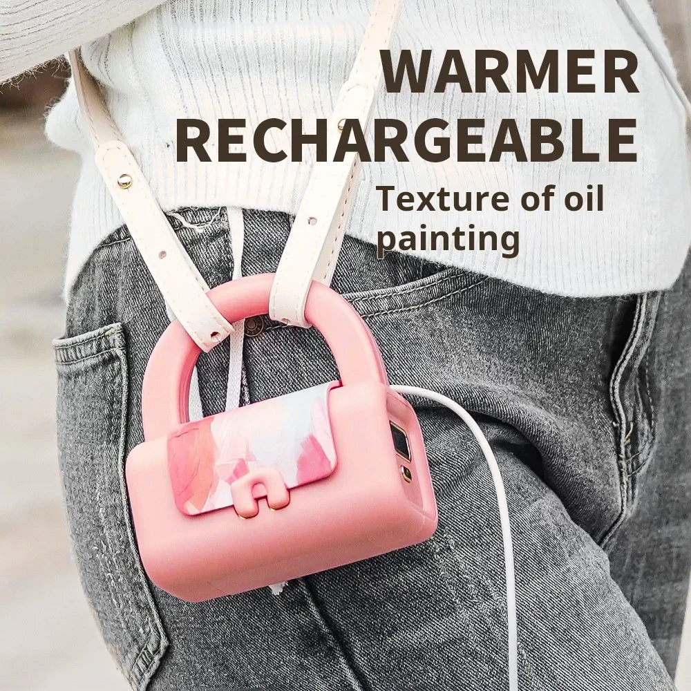 Frendorf | Handtasche Digitale Anzeige Handwärmer Powerbank