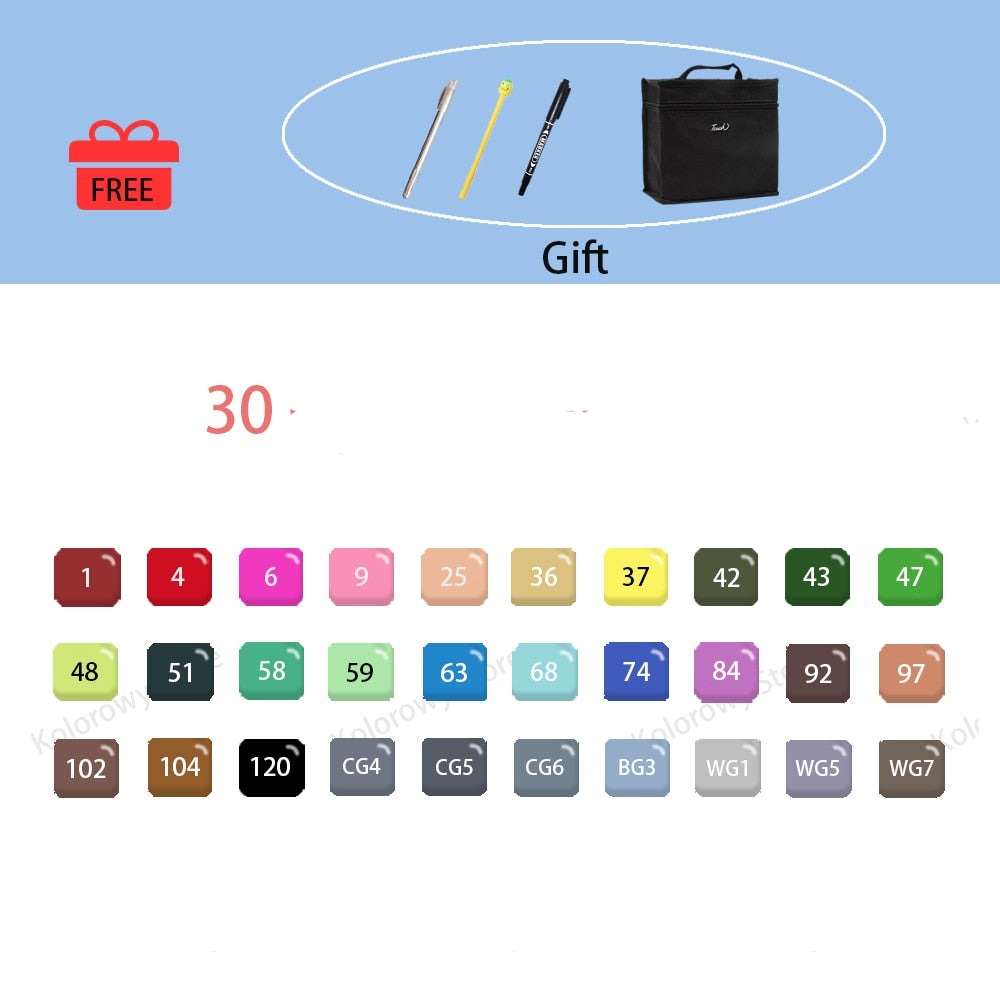 Frendorf |  Manga Farbenmarker | Für Ihre einzigartige Kunstwerke