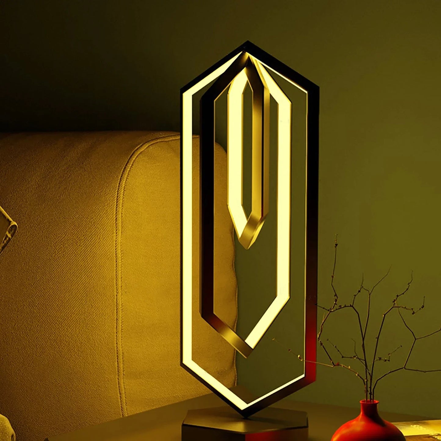 Frendorf | LumiHex Modular LED Wandleuchte | Touch-Steuerung | Energiesparend | Modernes Dekor