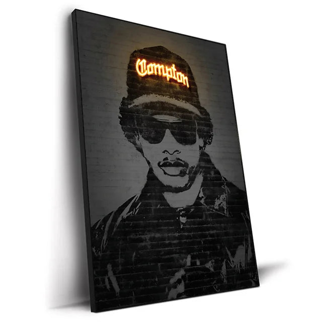 Hip Hop Sänger Abstrakte Wandkunst Gemälde