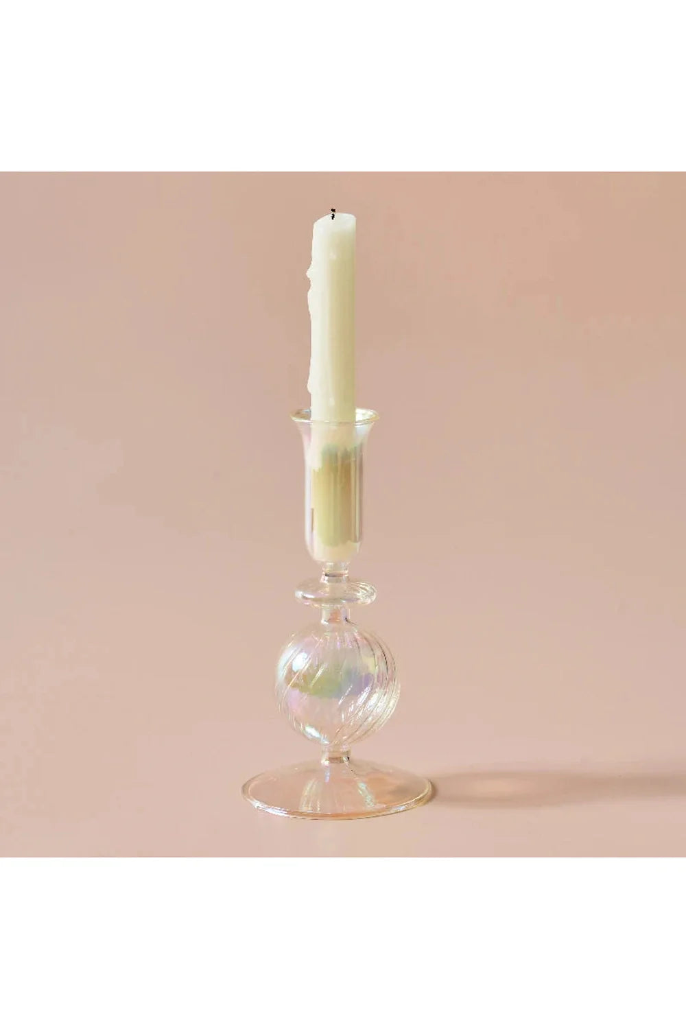 Regenbogen Glas Kerzenhalter