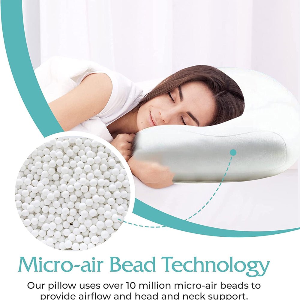 Aurora Pillow | Ergonomisches Nackenstützkissen | Memory-Schaum & Atmungsaktiv