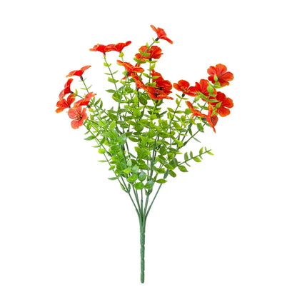 Frendorf | 18 Bündel UV-beständige künstliche Rosenblumen – Künstliche Pflanzen für den Außenbereich, Garten, Veranda, Fensterbank, Wohnkultur und Landschaftsgestaltung