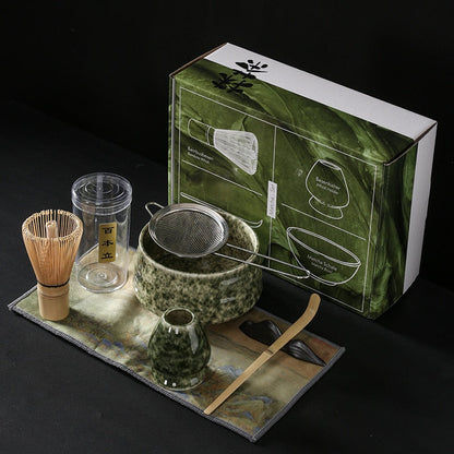 Japanischer Matcha, geeignet zum Bürsten einer Schüssel Tee, Schneebesen, Keramik-Ei-Schläger, Matcha für japanische Teezeremonie, Tee-Set manuell