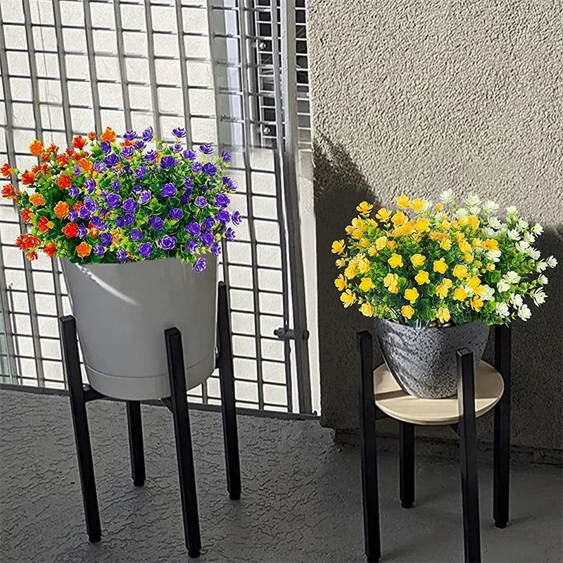 Frendorf | 20 Bündel UV-beständige Outdoor-Kunstblumen – Künstliche Plastikblumen für Zuhause, Garten und Hochzeitsdekoration