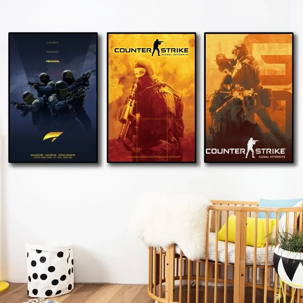 Spiel Counter-Strike 2 Poster Wandkunst Wohnkultur Zimmerdekoration Digitale Malerei Wohnzimmer Restaur