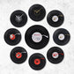 Musical Vinyl Record Wall Clock