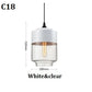 Frendorf | Moderne Glas Pendelleuchte – Retro Deckenlampe für Küche, Esszimmer, Schlafzimmer, Bar, Café und Innendekoration für Tische