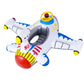 Frendorf | Aufblasbarer Flugzeug-Schwimmreifen für Babys – Wasserspielzeug mit Lenkrad für Sommervergnügen