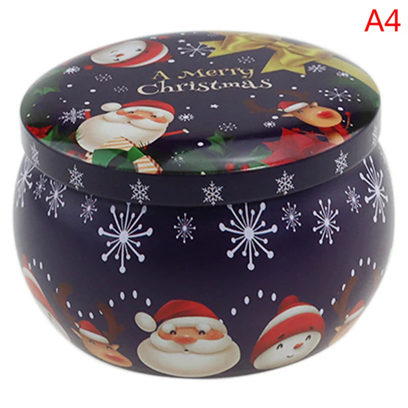 Tragbare Weihnachtsduft Sojawachskerze Dose Geschenkbox