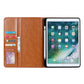 Frendorf | Leder Flip Case für iPad 9,7 (2017-2018), 10,2 (7. / 8. Gen), Air 2/3/4, Pro 9,7/10,5/11 - Wasserdicht, Stoßfest, Business Tablet Hülle