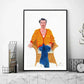 David Hockney Kunst POSTER Poster Drucke Wandbilder Wohnzimmer Heimdekoration
