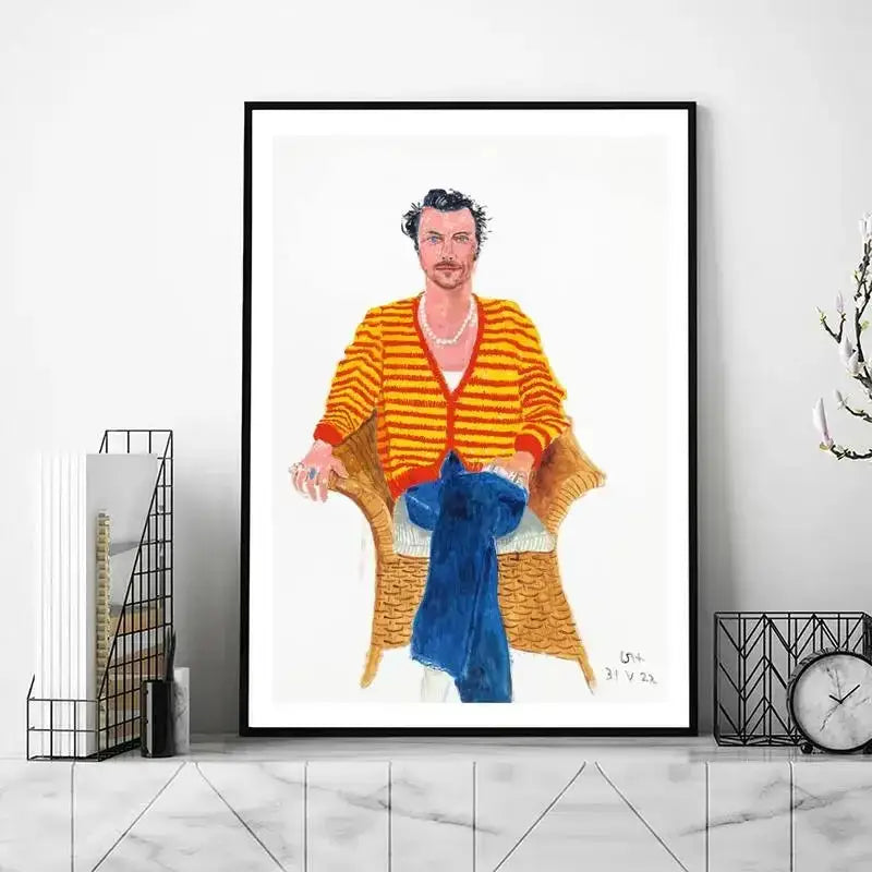 David Hockney Kunst POSTER Poster Drucke Wandbilder Wohnzimmer Heimdekoration