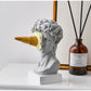 David Figurine mit Eiscreme Heimdekoration Skulptur