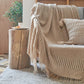Nordic Style Dick Gestrickte Decke