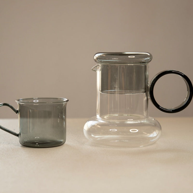 GRAUES WASSERKOCHERSET