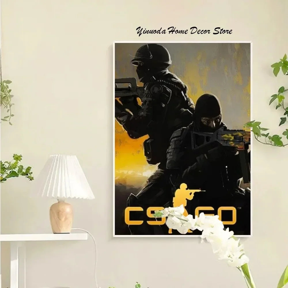 Spiel Counter-Strike 2 Poster Wandkunst Wohnkultur Zimmerdekoration Digitale Malerei Wohnzimmer Restaur