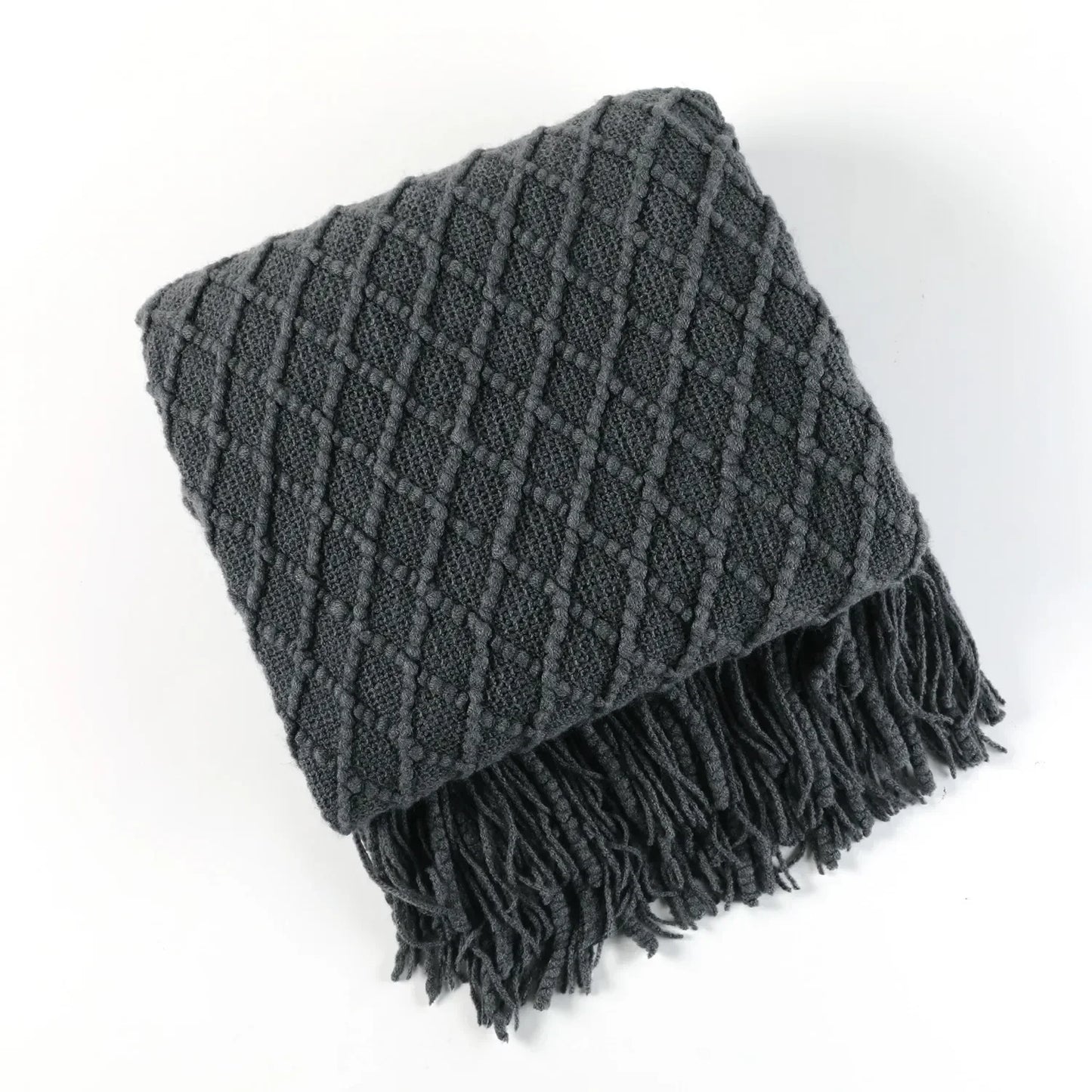 Nordic Style Dick Gestrickte Decke