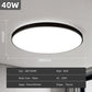Frendorf | Moderne LED-Deckenlampe – 18W/30W/40W/72W Runde Deckenleuchte für Wohnzimmer, Schlafzimmer, Küche und Badezimmer