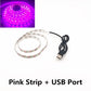 USB LED Nachtlichtstreifen - DC5V, SMD 3528, 50CM 1M 2M 3M 4M 5M Längen, mit USB-Anschluss für TV, PC, Laptop
