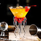Frendorf | AquaSpirits Kreatives Cocktailglas | Transparentes Design mit Strohhalm | Pufffisch, Oktopus, Schwan & Vogel | Perfekt für Party & Bar