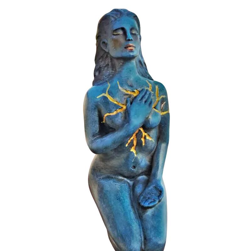 Heilende Göttin Skulptur: Harz abstrakt