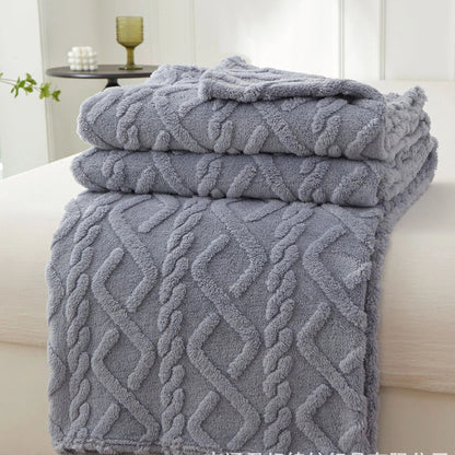 Dicke Fleece Warme Decke