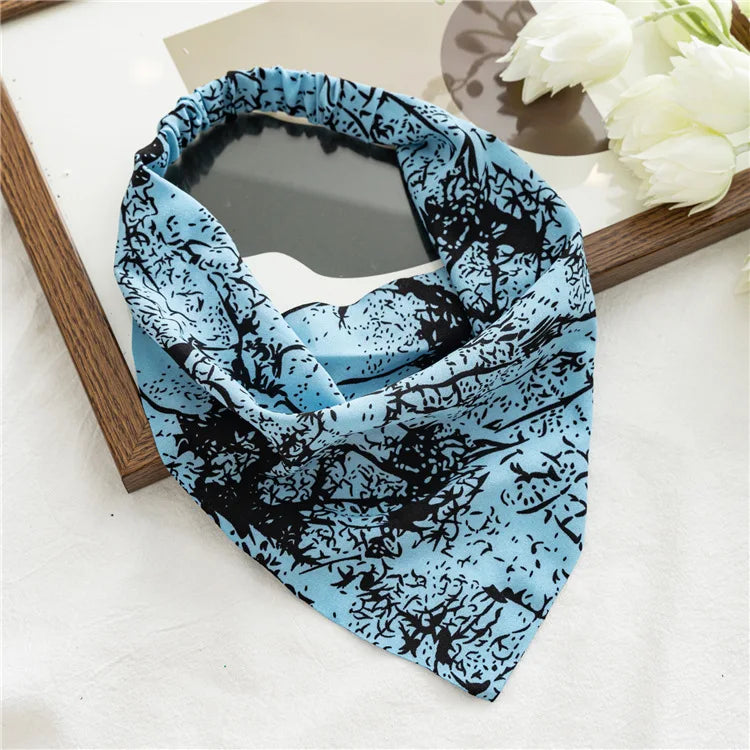 Frendorf | 2022 Sommer Vintage Blumen Bandana – Stylische Haaraccessoires für Frauen und Mädchen