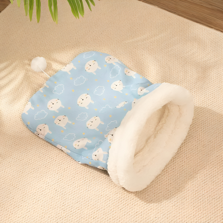 Frendorf |  Soft Fluffy Pocket-Schlafsack für Katzen &amp; Kleintiere