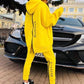 Frendorf | Frauen Sweatshirts 2-teilige Sets Trainingsanzug Übergrößen Herbst Damen Korea Hose Pullover Hosenanzüge Damen
