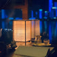 Bambusgewebte japanische Stil Tischlampe