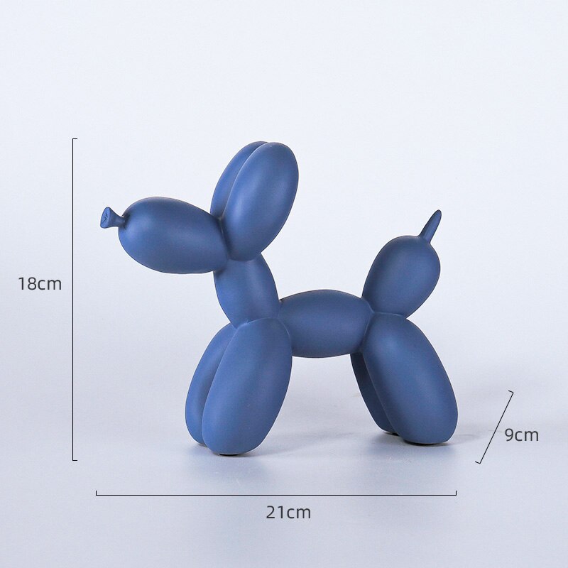Wohnkultur Nordischen Stil Harz 21 cm Ballon Hund Wohnzimmer Veranda Dekoration Neue Home Dekorationen Kinder Geschenke Zimmer decor