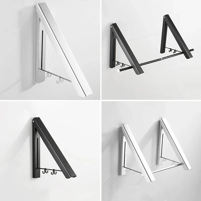 Frendorf | Platzsparer Faltbarer Wandkleider Aluminiumständer