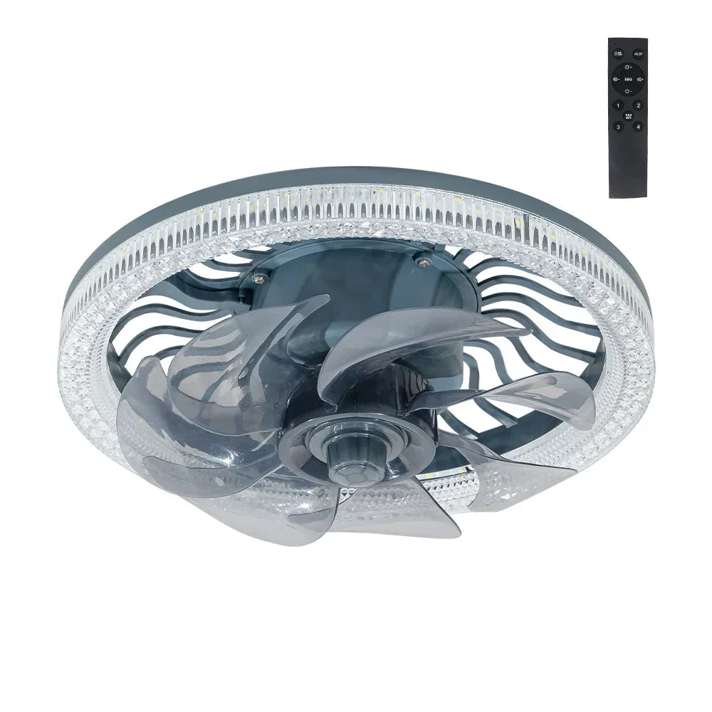 Frendorf | 3in1 Fernbedienung Lautlos Geräusch Elegant Ventilator Lampe