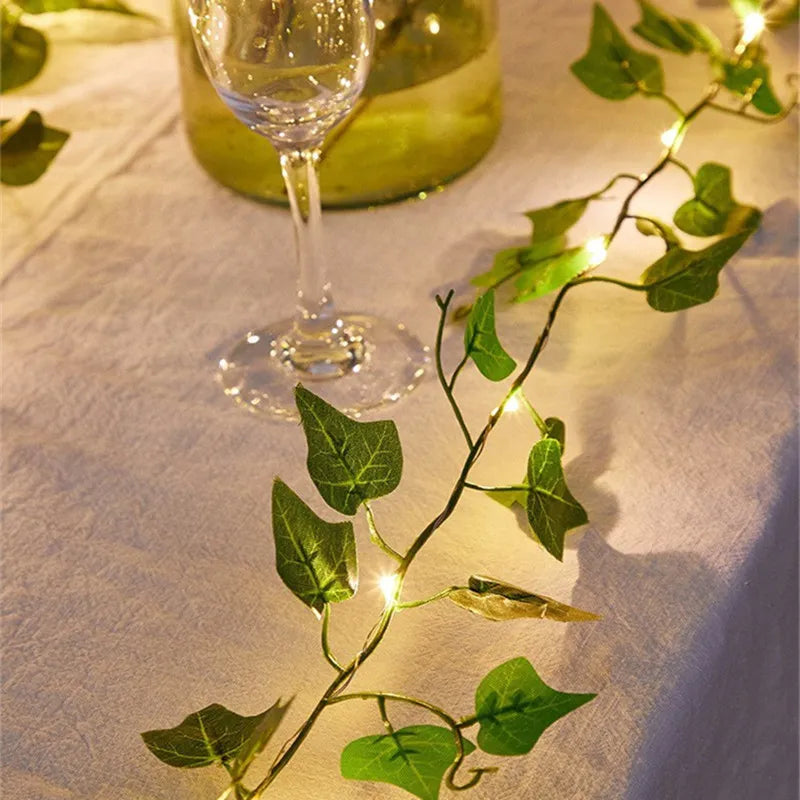 Gartenreben-LED-Lichterkette