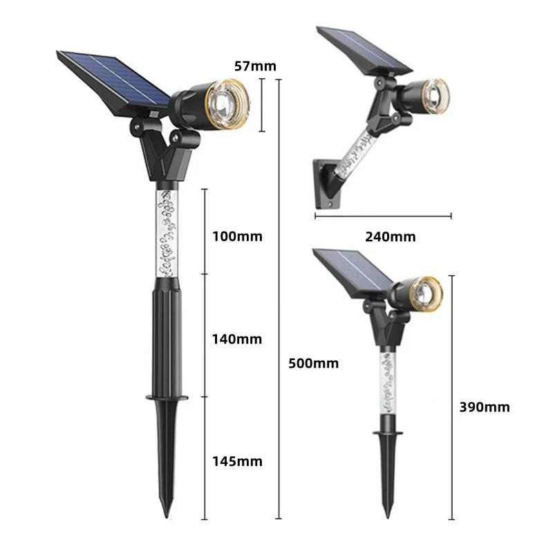 Frendorf | Solar LED Garten Haus Außenweg Spotlights