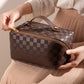 Frendorf |  Luxus Checkered Make-up Kosmetiktasche