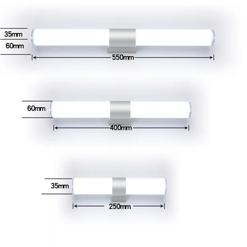 Wandmontierte lineare elegante LED-Lampe