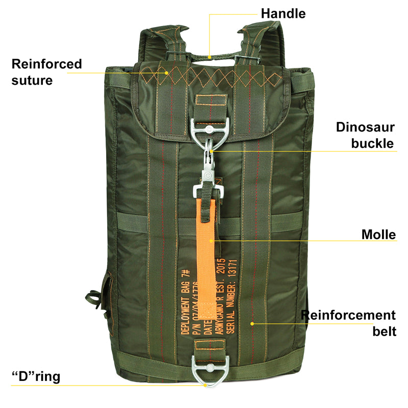 Frendorf | Robuste Rucksack für Wanderungen, Camping und Schulabenteuer
