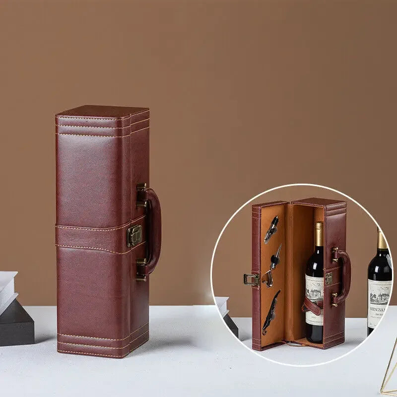 Luxe Weinkoffer - Stilvolle Aufbewahrung für Wein und Zubehör
