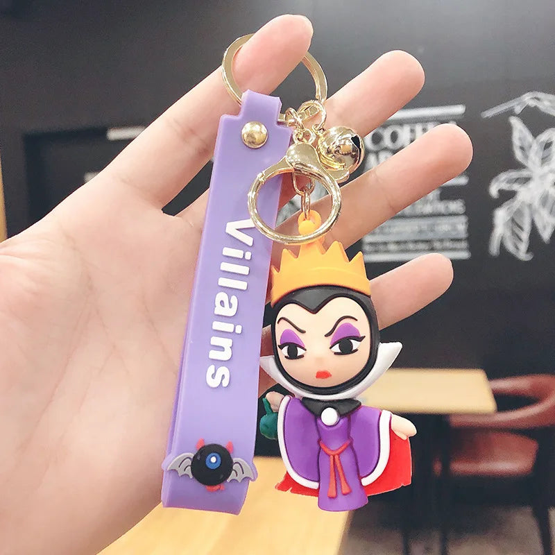 Anime Disney Schlüsselanhänger - Süßer Mickey Mouse, Minnie, Lilo und Stitch Cartoon Schlüsselring, Ornament und Autoanhänger, Perfekte Geschenke für Kinder