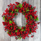 Rote Beeren Weihnachtskränze