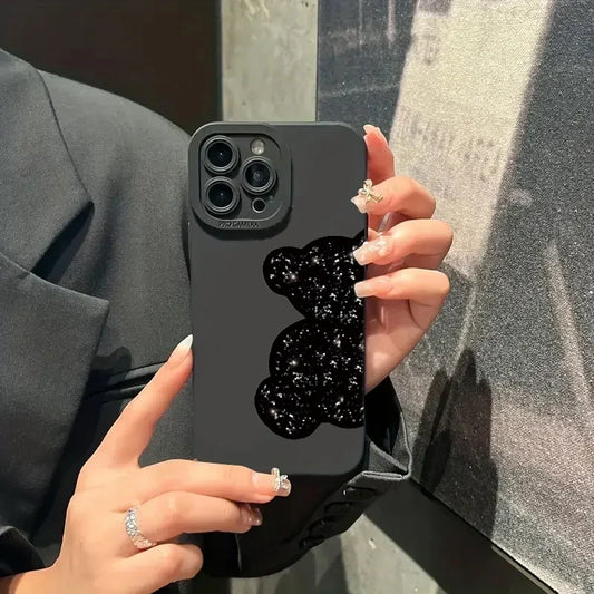 Frendorf | Bärenbedruckte Silikon-iPhone-Schockschutz-Hülle