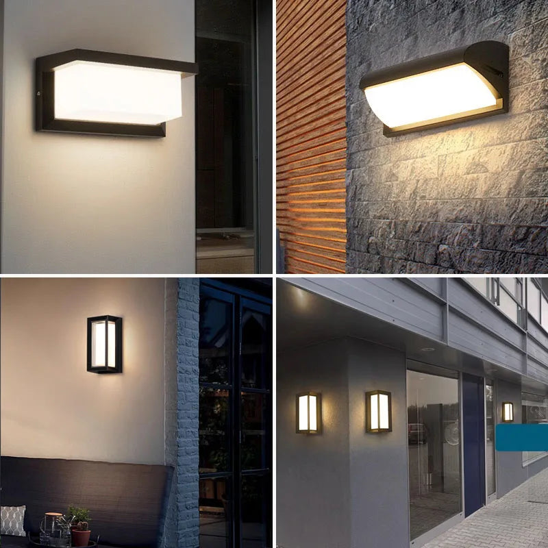 Frendorf | LED-Wandleuchte mit Radar-Bewegungsmelder – 16W wasserdichtes Licht für den Innen- und Außenbereich, kaltes und warmes Weißes Licht, AC85-265V