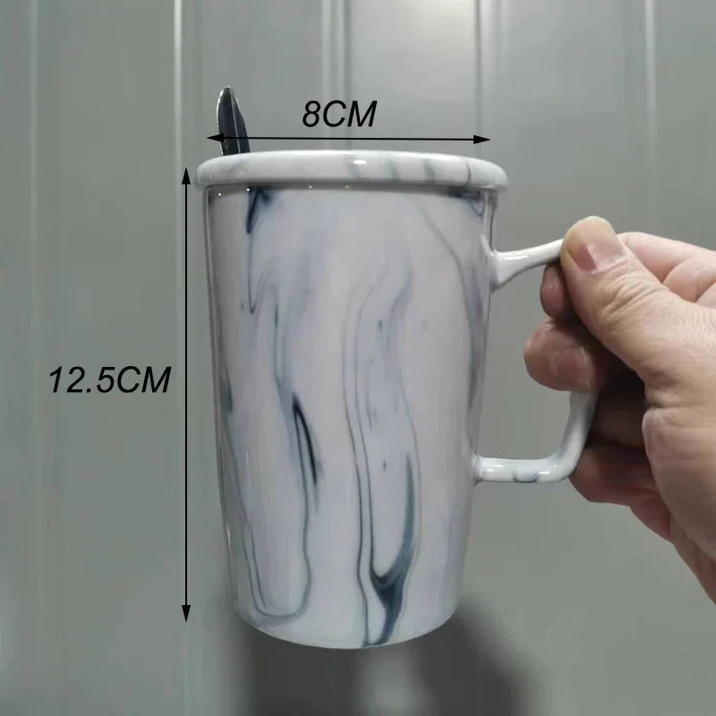 Frendorf | CupBuddy Niedliche Cartoon-Keramiktasse | Kaffeetasse & Milchteebecher | Frühstückstasse als Geschenkidee & Trinkgeschirr